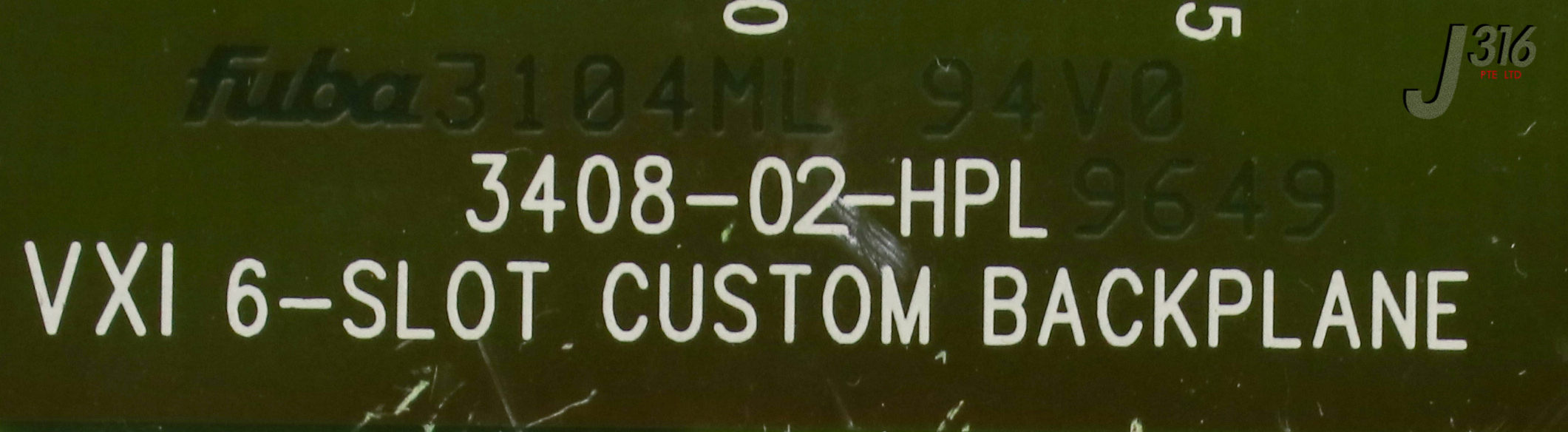 22829 HEWLETT-PACKARD PCB, VXI 6-SLOT CUSTOM BACKPLANE BOARD E1421